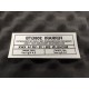 Sticker de Vitre Pression d'Air des Pneus Ferrari 308 GTB (FST)