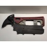Panneau de Porte Passager Nu Cuir Bordeau et Noir Maserati 4200 (M-67246200/U) (Pièce Occasion)