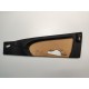 Garniture Centrale de Panneau de Porte Gauche Cuir Noir et Beige Ferrari 456 M GT / GTA (65470300/U) (Pièce Occasion)