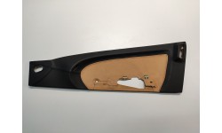 Garniture Centrale de Panneau de Porte Gauche Cuir Noir et Beige Ferrari 456 M GT / GTA (65470300/U) (Pièce Occasion)