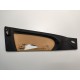 Garniture Centrale de Panneau de Porte Gauche Cuir Beige et Noir Ferrari 456 M GT / GTA (65470300/U) (Pièce Occasion)