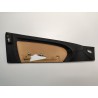 Garniture Centrale de Panneau de Porte Gauche Cuir Beige et Noir Ferrari 456 M GT / GTA (65470300/U) (Pièce Occasion)