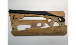 Panneau de Porte Gauche Cuir Noir et Moquette Beige Ferrari 456 M GT/GTA (67346905/U) (Pièce Occasion)