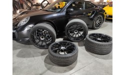 Kit de 4 Jantes Forgées BC Forged EH171 Mono Ecrou Noires Porsche 991 Turbo S (BC-Forged-EH171/U) (Pièce Occasion)