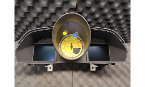 Compteur Ferrari 458 Italia / Spider Fond Jaune (273657)