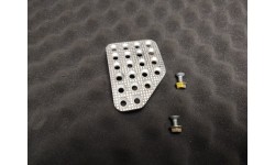 Plaque Percée pour Pédale d'Embrayage Ferrari 355 / 512M (163865/U) (Pièce Occasion)