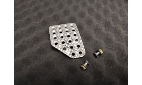 CLUTCH PEDAL DRILLED PLATE