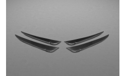 Paire d'Ailerons Latéraux de Pare-Chocs Avant Full Carbone Capristo Ferrari 458 Spéciale (03FE00410019)